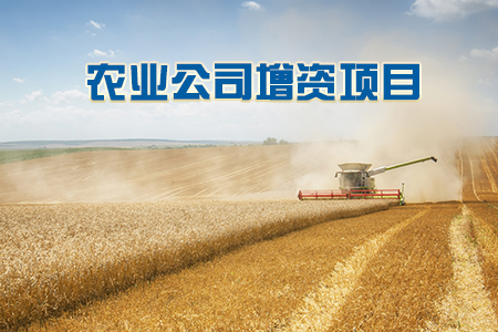 農(nóng)業(yè)公司增資項(xiàng)目
